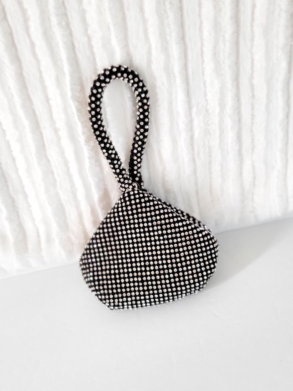 CACH'E Rhinestone Evening Bag